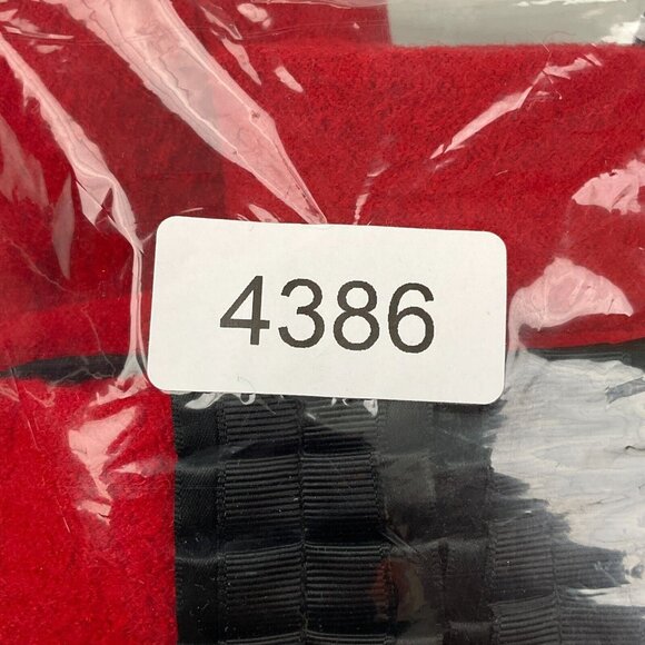 Pendleton Jacket Womens PSmall Red Black Ribbon Pleat Trim Merino Wool‎ VTG - Picture 11 of 11